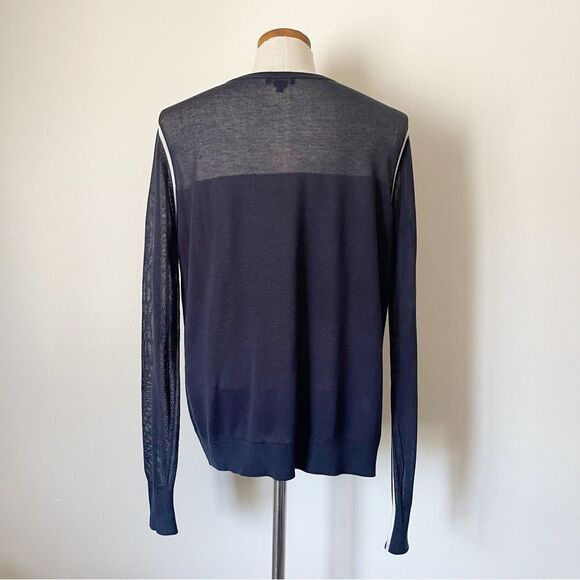 WORTH New York Black knit Crewneck sweater size Large NWOT - Picture 4 of 5